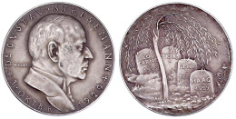 Silbermedaille 1929 A.d. Tod Gustav Stresemanns. 36 Mm. 19,88 G. Vorzüglich, Mattiert. Kienast 432. - Autres & Non Classés