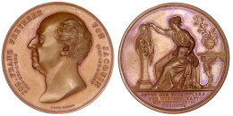 Bronzemedaille 1839 V. Konrad Lange, A. Josef Franz V. Jacquin (1766-1839). Brb. N.l./Scientia Enthüllt Bild Der Natur.  - Other & Unclassified