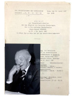 Protokoll Des Bundesministers Der Verteidigung, Bonn, Den 20. April 1967 Zu Den Trauerfeierlichkeiten Am 24./25. April I - Autres & Non Classés