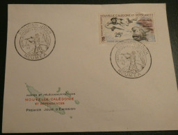 NOUVELLE CALEDONIE - Lettre 1962 -Y&T N°PA 69 NOUMEA - Storia Postale