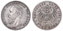 5 Mark 1891 G. A Ohne Querstrich. Sehr Schön, Selten. Jaeger 29 F. - Andere & Zonder Classificatie