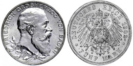 5 Mark 1902. 50 Jähriges Regierungsjubiläum. Vorzüglich/Stempelglanz. Jaeger 31. - Otros & Sin Clasificación