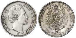 2 Mark 1877 D. Vorzüglich. Jaeger 41. - Andere & Zonder Classificatie