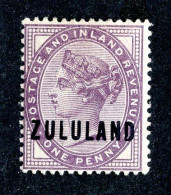 7525 BCx Zululand 1888 Scott # 2 M* (offers Welcome) - Zululand (1888-1902)