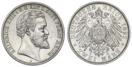 2 Mark 1892 A, Zum 25-jähr. (Regierungsjubiläum). Gutes Vorzüglich, Kl. Kratzer. Jaeger 117. - Autres & Non Classés