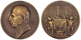 Große Bronzemedaille 1925, Auf Eduard Von Liebert, General Der Infanterie Und Gouverneur Von Deutsch-Ostafrika. 10,50 Mm - Afrique Orientale Allemande