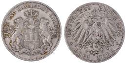 3 Mark Nickel (RFA 99 %, Magnetisch) 1914 J. Ohne Randschrift. 16,97 G. Vgl. Auktion Peus Frankfurt 389 (2006), Nr. 4190 - Sonstige & Ohne Zuordnung