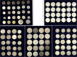 Sammlung Von 113 Hauptsächlich Silbermünzen Ab Dem Kaiserreich Bis Zur Euro-Zeit Im Safe-Münzkasten. 31 Reichssilbermünz - Other & Unclassified