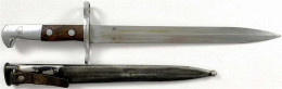 Bajonett K31 In Scheide. Hersteller Elsener, Schwyz. Länge 45,5 Cm - Knives/Swords