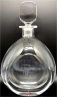 Designer-Flasche Von Orrefors, Schweden. Klares Glas Mit Stopfen. Höhe 24,5 Cm - Verre & Cristal