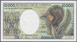 10000 Francs O.D. (1981). I. Pick 20. - Cameroon