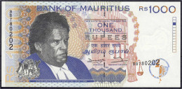 1000 Rupees 1998. I. Pick 47. - Mauritius
