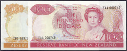 50 U. 100 Dollars O.D. (1981-1985). II U. I. Pick 174a, 175a. - Neuseeland