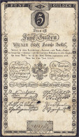 Wiener Stadt Banco Zettel, 5 Gulden Juni 1806. IV. Pick A38a. - Oostenrijk