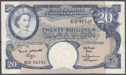 20 Shillings O.D. (1961-1963). II / II- Pick 43a. - Andere - Afrika