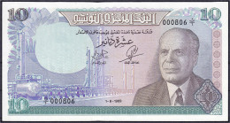 10 Dinars 1.6.1969. I- Pick 65a. - Tusesië