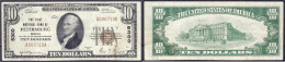 10 Dollar 1929. National Bank Of Petersburg Indiana. III. Pick 396. - Andere & Zonder Classificatie