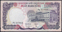 10000 Dong O.D. (1975). III-IV. Pick 36a. - Vietnam