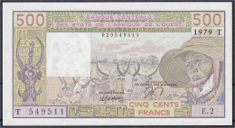 500 Francs 1979. I. Pick 805T. - West-Afrikaanse Staten