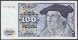 100 Deutsche Mark Austauschnote 2.1.1970. Serie Z/A. III, Selten. Rosenberg 273c. Grabowski. BRD-17c. - Andere & Zonder Classificatie