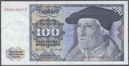 100 Deutsche Mark Austauschnote 2.1.1970. Serie ZE/A. III, Selten. Rosenberg 273d. Grabowski. BRD-17d. - Autres & Non Classés