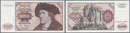 500 Deutsche Mark 2.1.1980. Serie V/U. I, Selten. Rosenberg 290a. Grabowski. BRD-34a. - Sonstige & Ohne Zuordnung