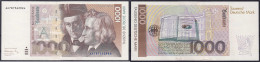 1000 Deutsche Mark 1.8.1991. Serie AA/K. II, Etwas Wellig. Rosenberg 302a. Grabowski. BRD-46a. Pick 44a. - Other & Unclassified