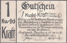 Kraftwerk, 1 Kwstd O.D. I-II, Selten. Lindman F007. - [11] Local Banknote Issues