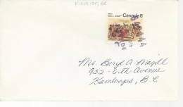 24381) Canada Closed Post Office Fireside Postmark Cancel - Brieven En Documenten