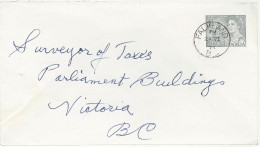 24392) Canada Falkland Postmark Cancel - Brieven En Documenten