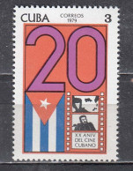 Cuba 1979 - 20 Years Of The Cuban Film Industry, Mi-Nr. 2393, MNH** - Nuovi