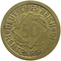 WEIMARER REPUBLIK 50 PFENNIG 1924 J  #c058 0037 - 50 Renten- & 50 Reichspfennig