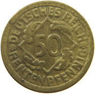 WEIMARER REPUBLIK 50 PFENNIG 1924 F  #a093 0841 - 50 Rentenpfennig & 50 Reichspfennig