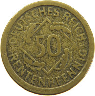 WEIMARER REPUBLIK 50 PFENNIG 1924 E  #c064 0409 - 50 Rentenpfennig & 50 Reichspfennig