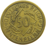 WEIMARER REPUBLIK 50 PFENNIG 1924 A  #a093 0851 - 50 Renten- & 50 Reichspfennig