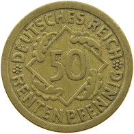 WEIMARER REPUBLIK 50 PFENNIG 1924 A  #a093 0821 - 50 Rentenpfennig & 50 Reichspfennig