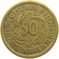 WEIMARER REPUBLIK 50 PFENNIG 1924 A  #a093 0829 - 50 Rentenpfennig & 50 Reichspfennig