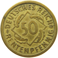 WEIMARER REPUBLIK 50 PFENNIG 1924 A  #a019 0919 - 50 Rentenpfennig & 50 Reichspfennig