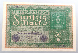 WEIMARER REPUBLIK 50 MARK 1919  #alb052 0761 - 50 Mark