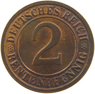 WEIMARER REPUBLIK 2 PFENNIG 1923 G  #c002 0367 - 2 Rentenpfennig & 2 Reichspfennig