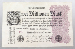 WEIMARER REPUBLIK 2 MILLIONEN MARK 1923  #alb052 0571 - 2 Mio. Mark