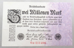 WEIMARER REPUBLIK 2 MILLIONEN MARK 1923  #alb052 0489 - 2 Miljoen Mark