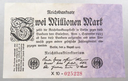 WEIMARER REPUBLIK 2 MILLIONEN MARK 1923  #alb052 0485 - 2 Mio. Mark