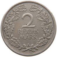 WEIMARER REPUBLIK 2 MARK 1925 A  #t160 0451 - 2 Reichsmark