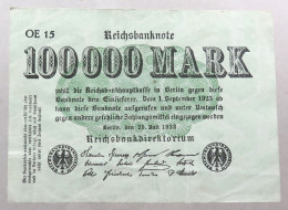 WEIMARER REPUBLIK 100000 MARK 1923  #alb052 0559 - 1000 Mark