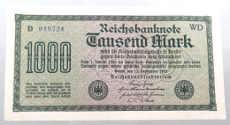WEIMARER REPUBLIK 1000 MARK 1922  #alb052 0343 - 1.000 Mark
