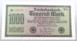 WEIMARER REPUBLIK 1000 MARK 1922  #alb052 0297 - 1000 Mark