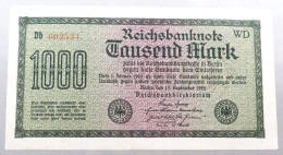 WEIMARER REPUBLIK 1000 MARK 1922  #alb052 0299 - 1.000 Mark