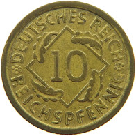 WEIMARER REPUBLIK 10 PFENNIG 1929 E  #a081 0307 - 10 Rentenpfennig & 10 Reichspfennig