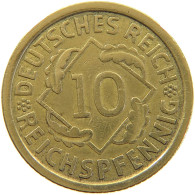 WEIMARER REPUBLIK 10 PFENNIG 1928 A  #a065 0053 - 10 Renten- & 10 Reichspfennig